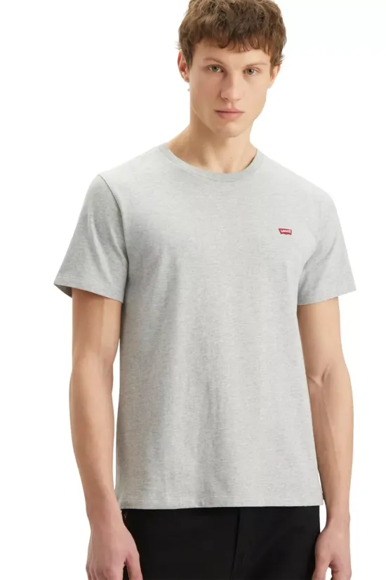 Polera Hombre SS Original Hm Tee Mid Tone Grey Heather Levis - Imagen 5