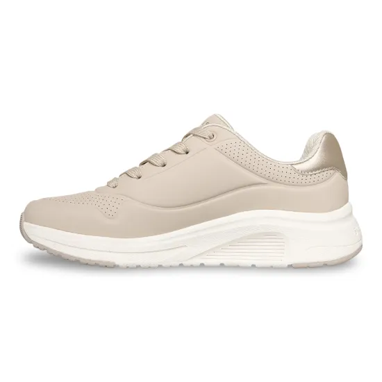 Zapatilla Mujer Uno Lite 2 Slip-Ins Beige Skechers - Imagen 5