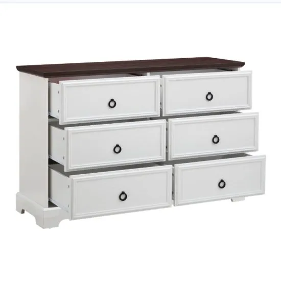 Comoda Cajonera 6 Cajones White Drag MSA - Imagen 2