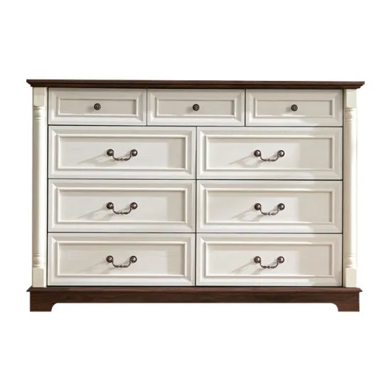 Comoda Cajonera Old White 9 Cajones MSA - Imagen 2