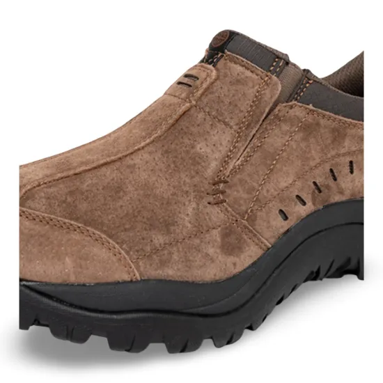 Zapato de Cuero Sin Cordones Cafe London Adixt - Imagen 6