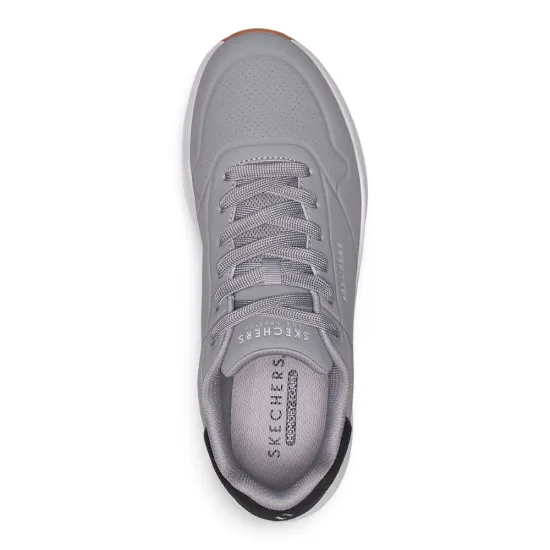Zapatilla Hombre Uno Lite 2 Gris Skechers - Imagen 3