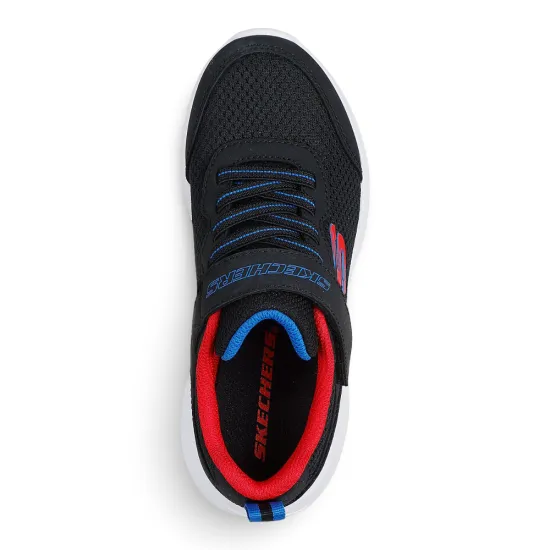 Zapatilla Niño Velcro Bounder Techrox Negro Skechers - Imagen 3