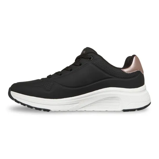 Zapatilla Mujer Uno Lite 2 Negro Skechers - Imagen 4