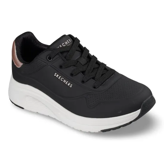 Zapatilla Mujer Uno Lite 2 Negro Skechers - Imagen 5
