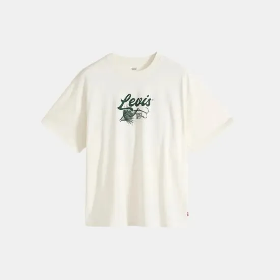 Polera Hombre Gr Boxy Tee Fish Hook 1.1 Egret Graphic Levis - Imagen 3