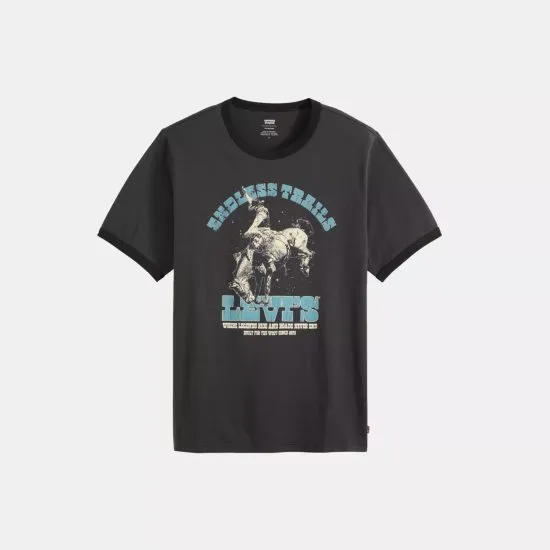 Polera Hombre Gr Standard Ringer Tee Cowboy Trails Levis - Imagen 3