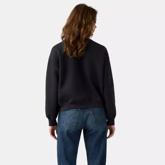 Poleron Mujer Everyday Crew Sweatshirt Anthracite Night Levis - Imagen 2