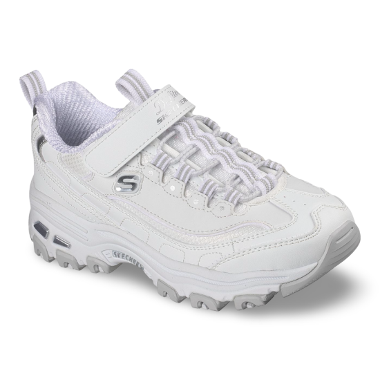 Zapatilla Velcro D´Lites Biggest Fan Gray Skechers - Imagen 2