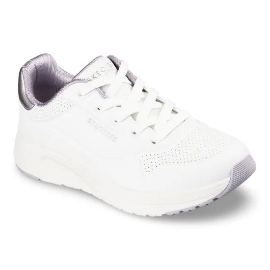 Zapatilla Mujer Uno Lite 2 White Skechers - Imagen 5