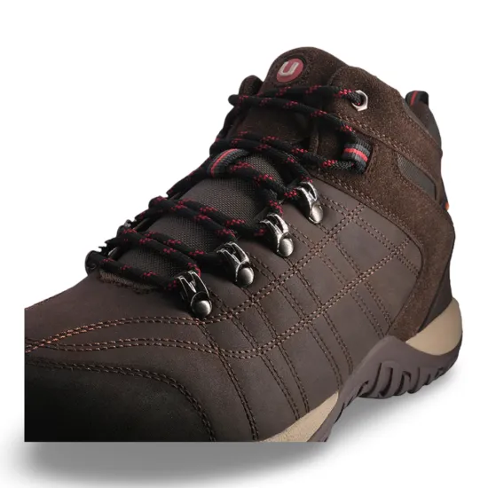 Botín Outdoor Hombre Summit Trek Café Unisport - Imagen 4