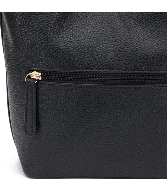Cartera Bucket Cuero Sintetico Negro CAR3597 Gacel - Imagen 5