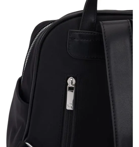 Mochila Pequeña Textil Negro CAR3673 Gacel - Imagen 3