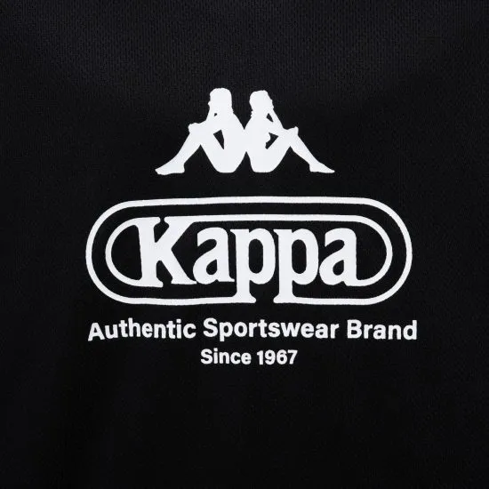 Polera Hombre Black Grey White Kappa - Imagen 3