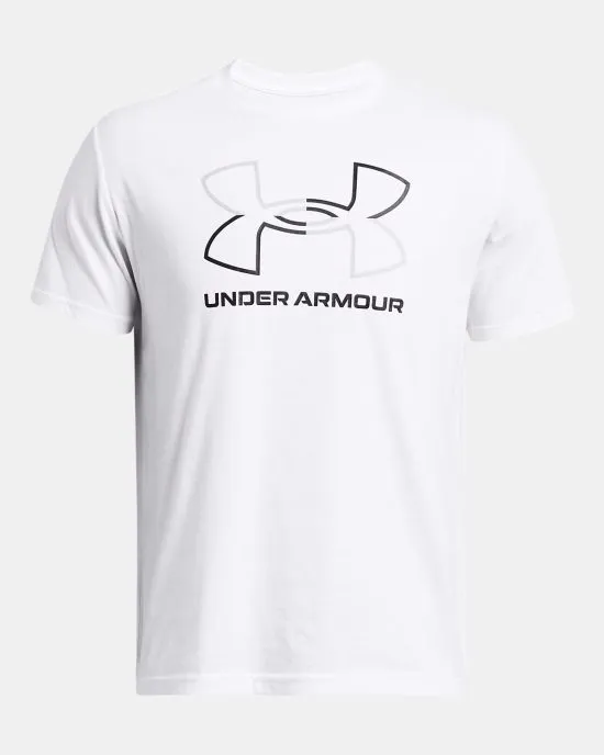 Polera Hombre UA Foundation White Under Armour - Imagen 4