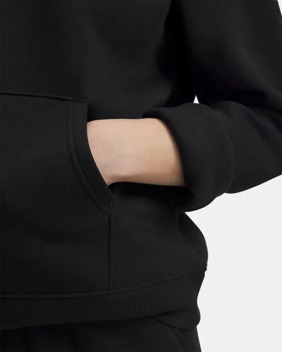 Poleron Mujer Rival Fleece Hoodie Black Under Armour - Imagen 3