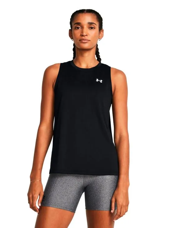 Polera sin Mangas Training Mujer Negro Under Armour - Imagen 3