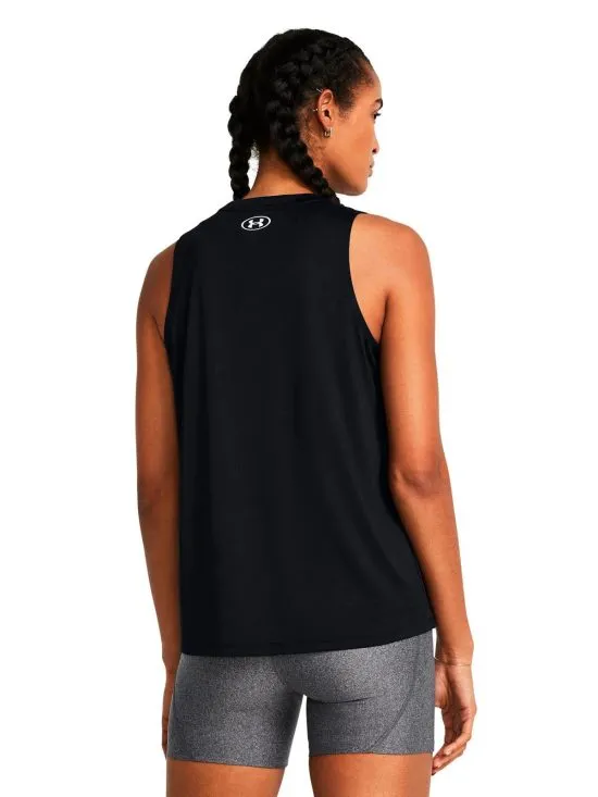 Polera sin Mangas Training Mujer Negro Under Armour - Imagen 4