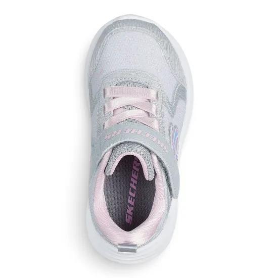 Zapatilla Niña Velcro Wave 92 Gris Skechers - Imagen 4