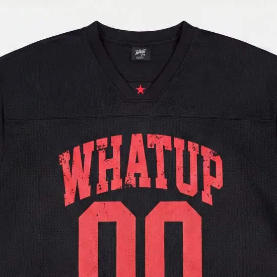 Polera Hombre Boxy Mesh 00 Black Whatup - Imagen 4