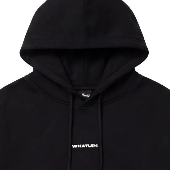 Poleron Hombre Hoodie Logo Black White Whatup - Imagen 3