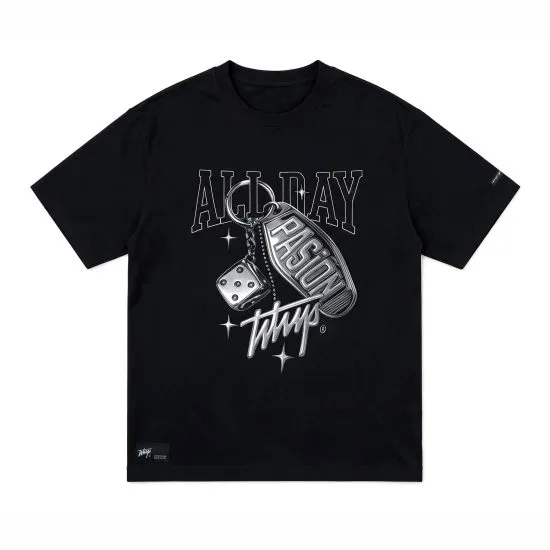 Polera Hombre Oversize Passion Keychain Black Whatup - Imagen 4