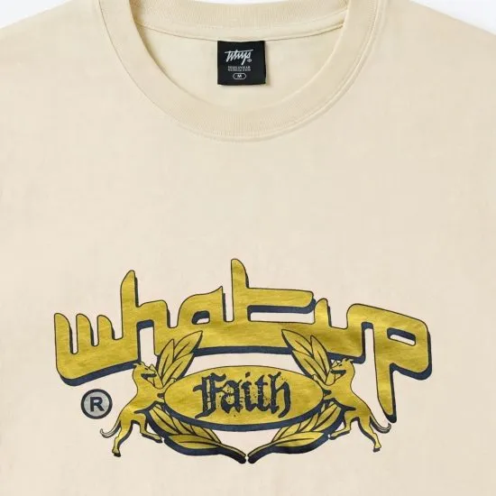 Polera Hombre Oversize Faith Sand Yellow Whatup - Imagen 3