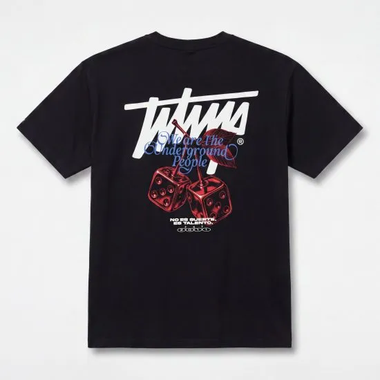 Polera Hombre Oversize Cherry Dice Back Whatup - Imagen 2