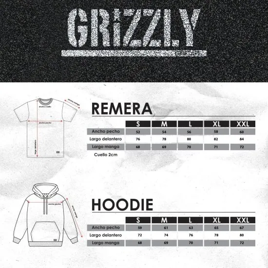 Polera Hombre Griptape Embroidered OG Bear All Grizzly - Imagen 5
