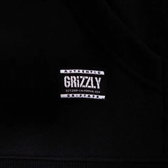 Poleron Hombre Griptape Print Script Grizzly - Imagen 7