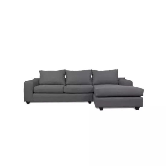 SOFA SECCIONAL KANDRA GRIS SOFASHOME - Imagen 2