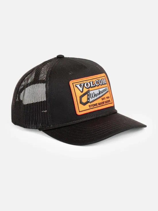 Jockey Mesh Malla Sawstone Negro Volcom - Imagen 2