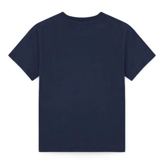 Polera Niño Logo Pequeño Azul Marino Lacoste - Imagen 2