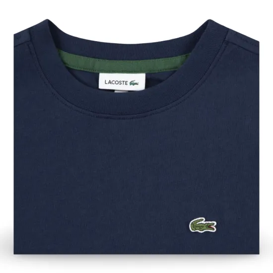 Polera Niño Logo Pequeño Azul Marino Lacoste - Imagen 3