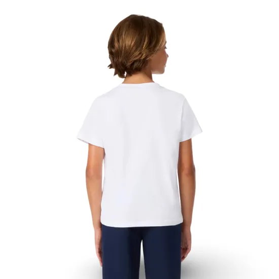 Polera Niño Logo Pequeño Blanco Lacoste - Imagen 2