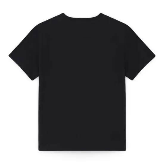 Polera Niño Manga Corta Negro Lacoste - Imagen 4
