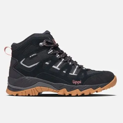 Botin Mujer Puelo Cs Hi Negro/Cafe Lippi