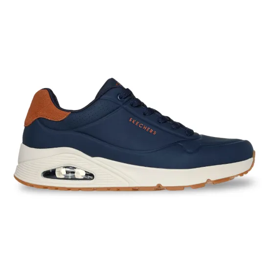 Zapatilla Hombre Uno Suited On Air Navy Skechers