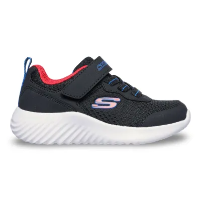 Zapatilla Niño Velcro Bounder Techrox Negro Skechers