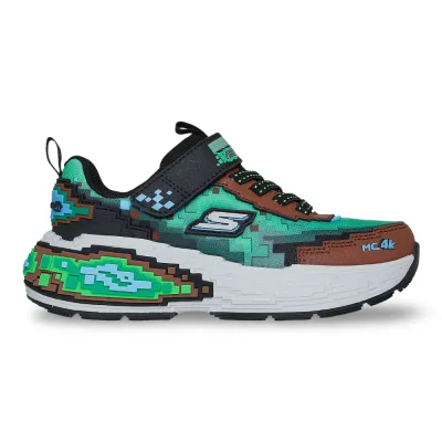 Zapatilla Niño Mega Craft 4K Verde Skechers