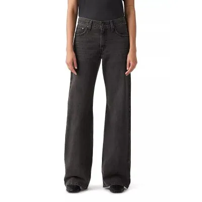 Jeans Mujer Middy Loose Boot Wandering Spirit Clean Levis