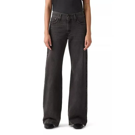 Jeans Mujer Middy Loose Boot Wandering Spirit Clean Levis