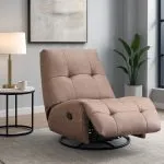 Berger Reclinable Giratorio Mecedora Aries Cafe MSA