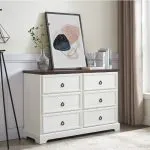 Comoda Cajonera 6 Cajones White Drag MSA