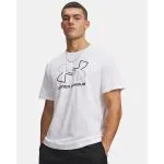 Polera Hombre UA Foundation White Under Armour