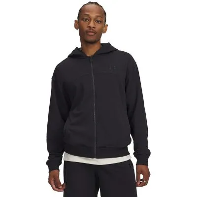 Poleron Hombre UA Rival Lightweight Full Zip Black Under Armour