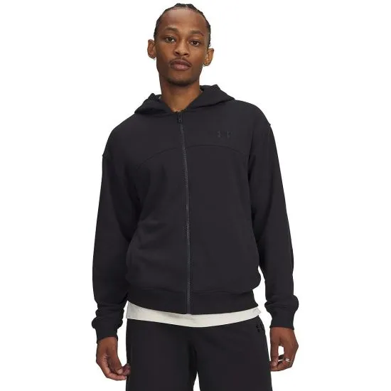 Poleron Hombre UA Rival Lightweight Full Zip Black Under Armour