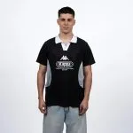 Polera Hombre Black Grey White Kappa