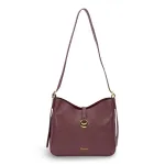 Cartera Bandolera Grande Craquele Burdeo CAR3577 Gacel