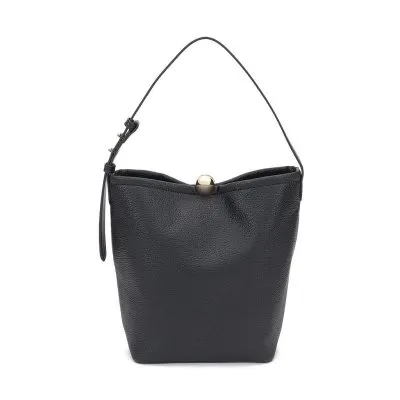 Cartera Bucket Cuero Sintetico Negro CAR3597 Gacel